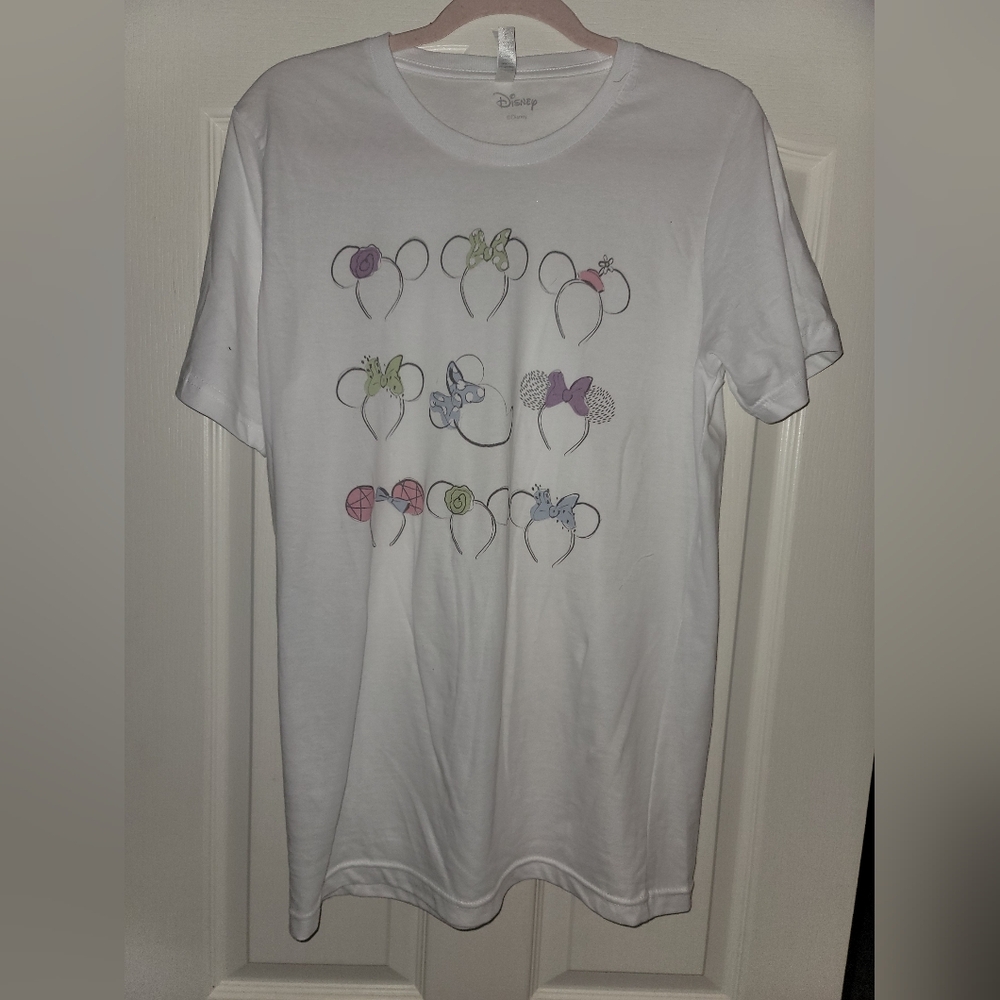 Disney Minnie Mouse Ears Tshirt Size L NWOT
